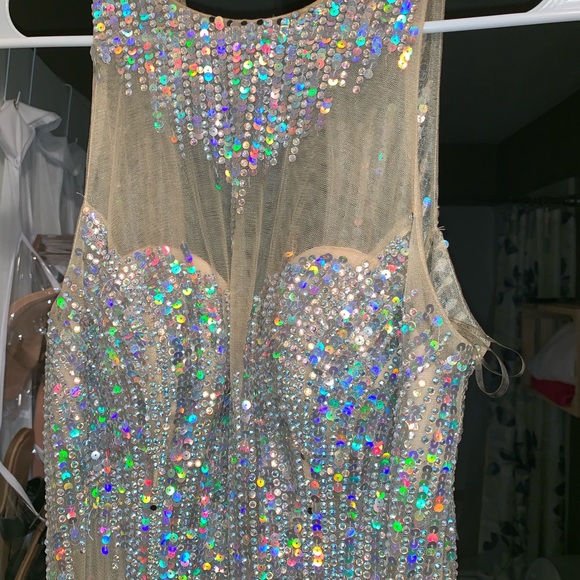 Fitted Sequin Pageant Dress - Picture 4 of 8